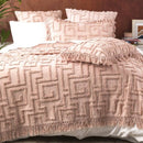 Renee Taylor Riley Blush Vintage Washed Coverlet Set (6671342272556)