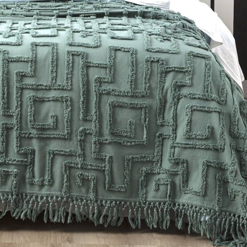 Renee Taylor Riley Mineral Vintage Washed Coverlet Set (6671342469164)