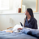 Sienna Living Bamboo Cotton Charcoal Quilt Cover Bedding Set (6597273845804)