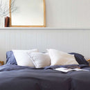 Sienna Living Bamboo Cotton Charcoal Quilt Cover Bedding Set (6597273845804)