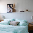 Sienna Living Bamboo Cotton Mint Quilt Cover Bedding Set (6597278203948)