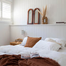 Sienna Living Bamboo Cotton White Quilt Cover Bedding Set (6597273124908)