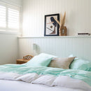 Sienna Living Bamboo Cotton White Quilt Cover Bedding Set (6597273124908)