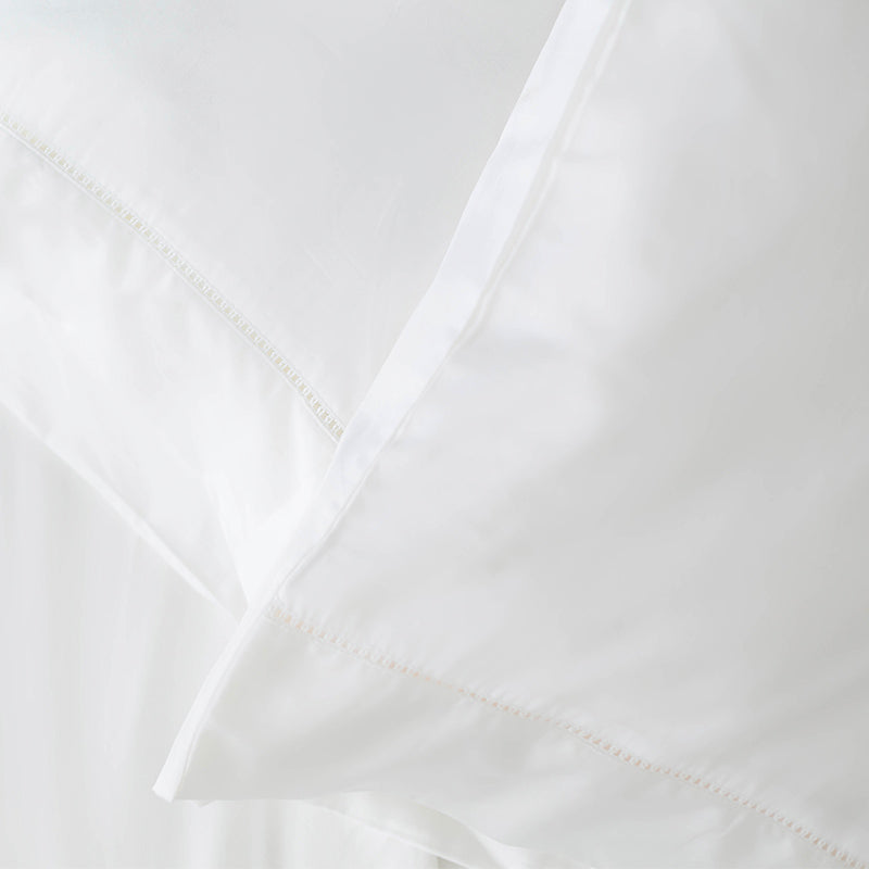 Sienna Living Bamboo Cotton White Quilt Cover Bedding Set (6597273124908)