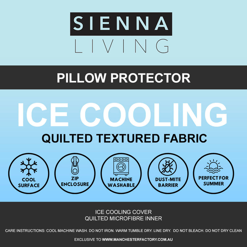 Sienna Living Ice Cooling Pillow Protector (6944365084716)