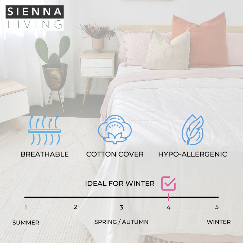Sienna Living Winter Bamboo Quilt Australia