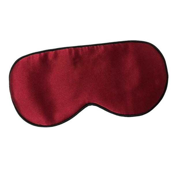 Softouch 100% Silk Sleep Burgundy Eye Mask (6985787113516)