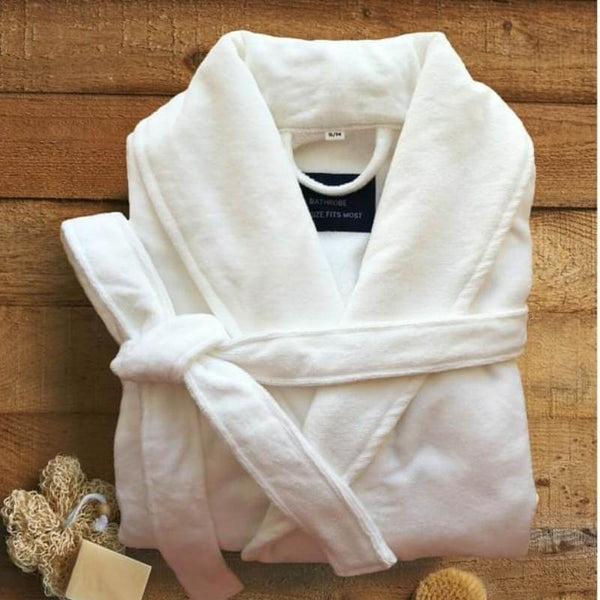 Softouch Luxury 100% Cotton Velour Bathrobe (6986306355244)