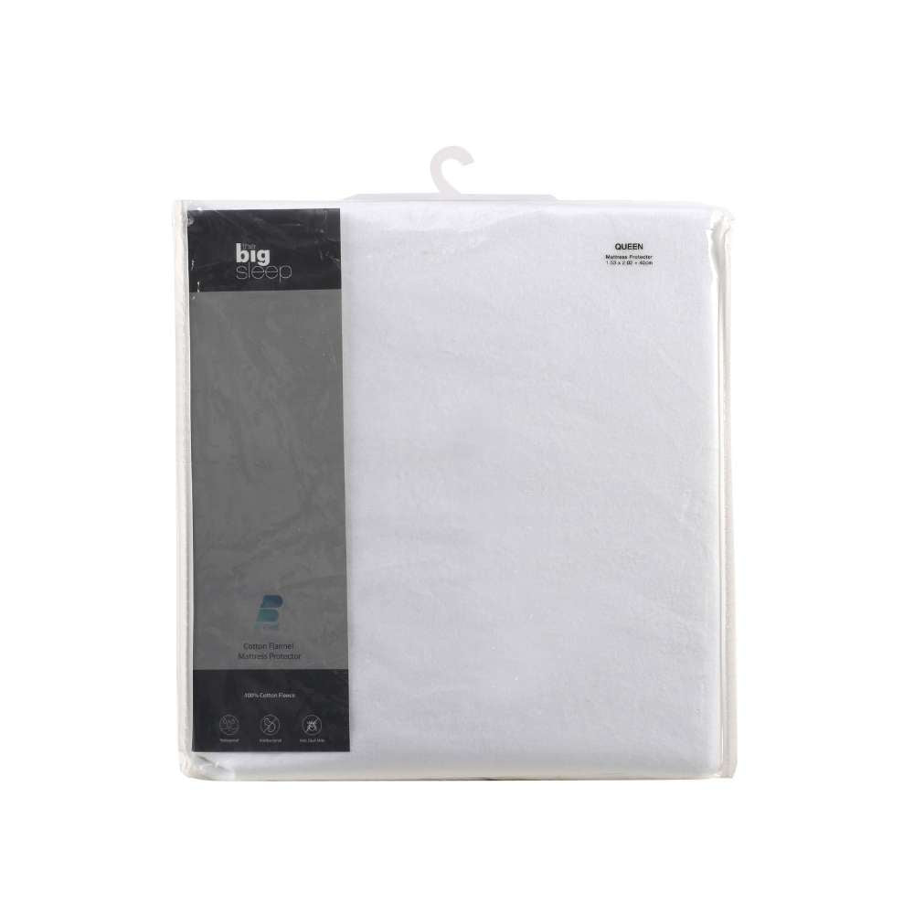 The Big Sleep Cotton Flannel Waterproof Mattress Protector Australia