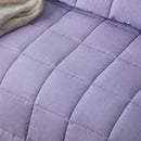 Vintage Design French Linen Lilac Coverlet Set (6998672408620)