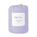 Vintage Design French Linen Lilac Coverlet Set (6998672408620)