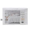 Vintage Design Malvern White Cotton Quilt Cover Set