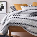 Vintage Design Serapian Black White Quilt Cover Set (6611086508076)