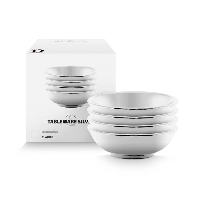 VTWonen Silver Tea Tip and Sauce Bowl Set of 4 (7003308916780)